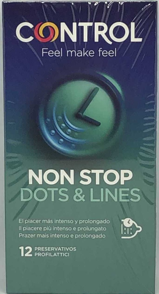 Control No Stop – Dotted Condoms (12 Pack)