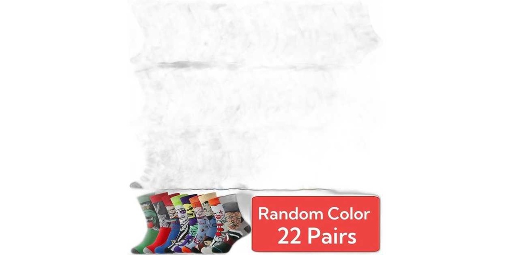 Cartoon Pattern Round Neck Socks