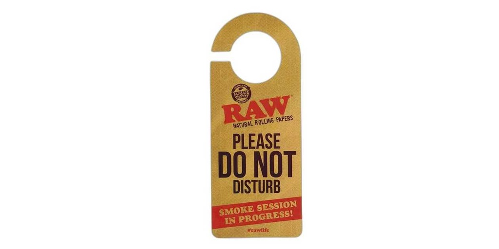 RAW Do Not Disturb Door Sign