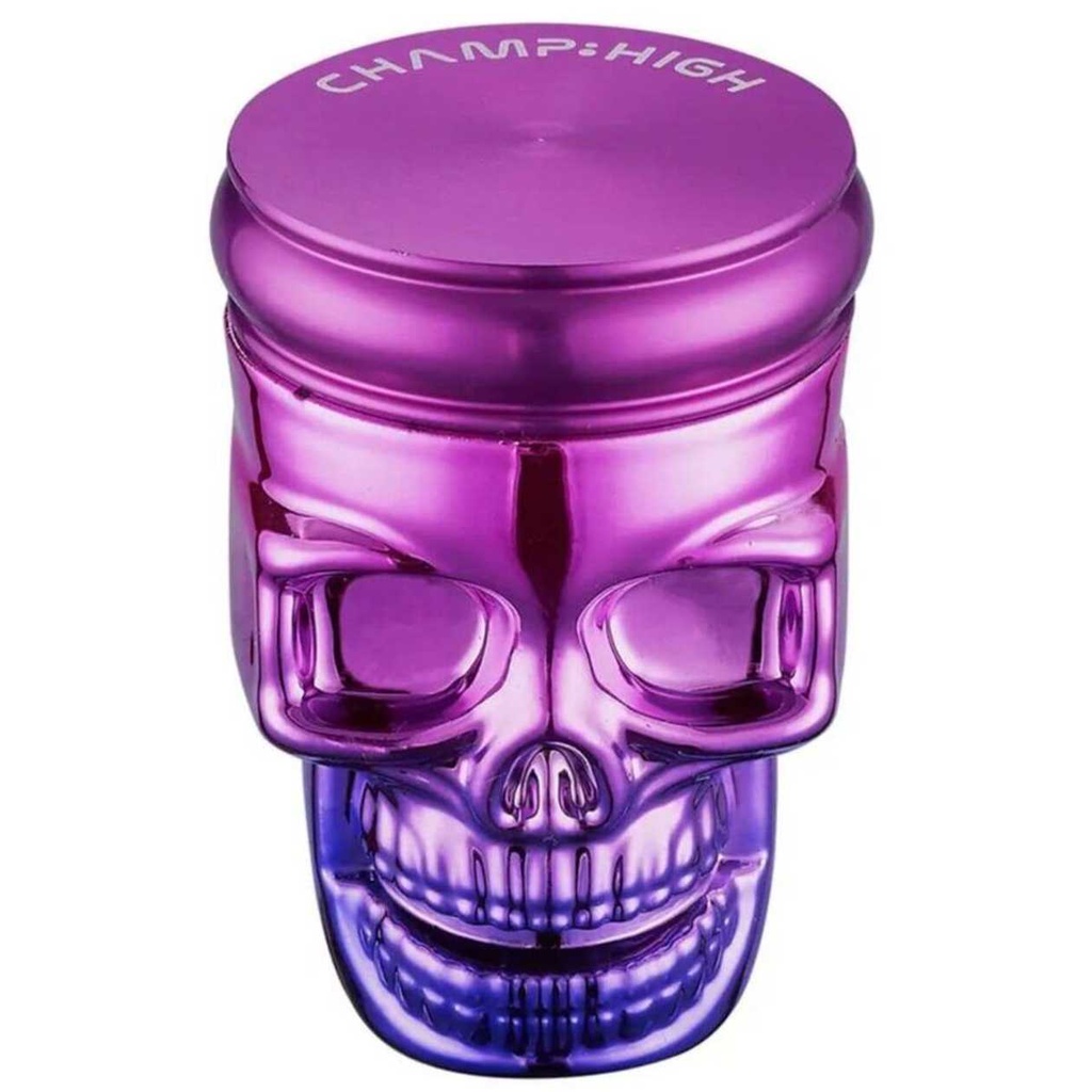 Champ High Skull Head Grinder 42mm - Purple & Blue