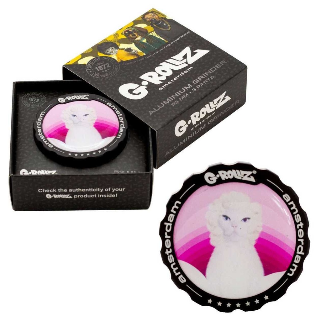 BANKSY GRAFFITI 'DIAMONDS' 3PART GRINDER 53MM (G-ROLLZ)