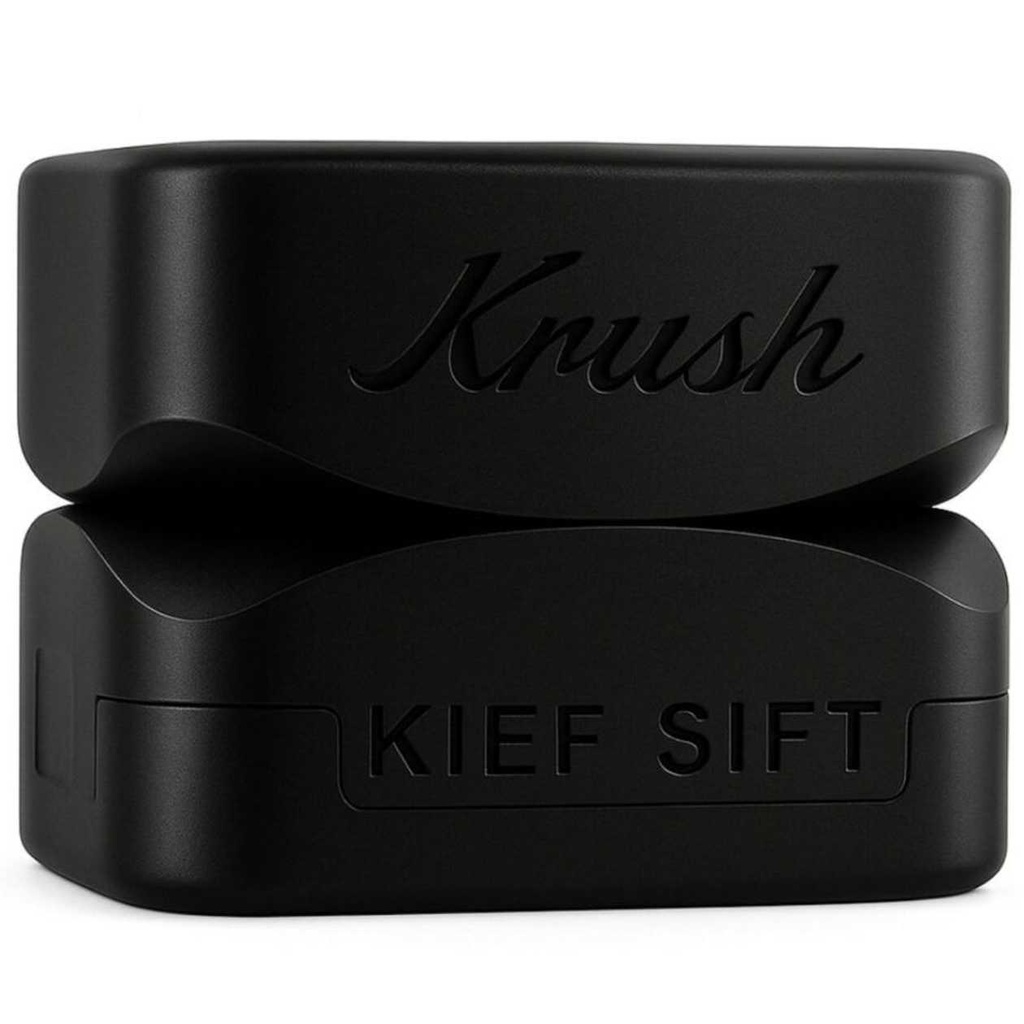 Krush Kube 3.0 Aluminium Grinder 3 Parts – 55mm - Black