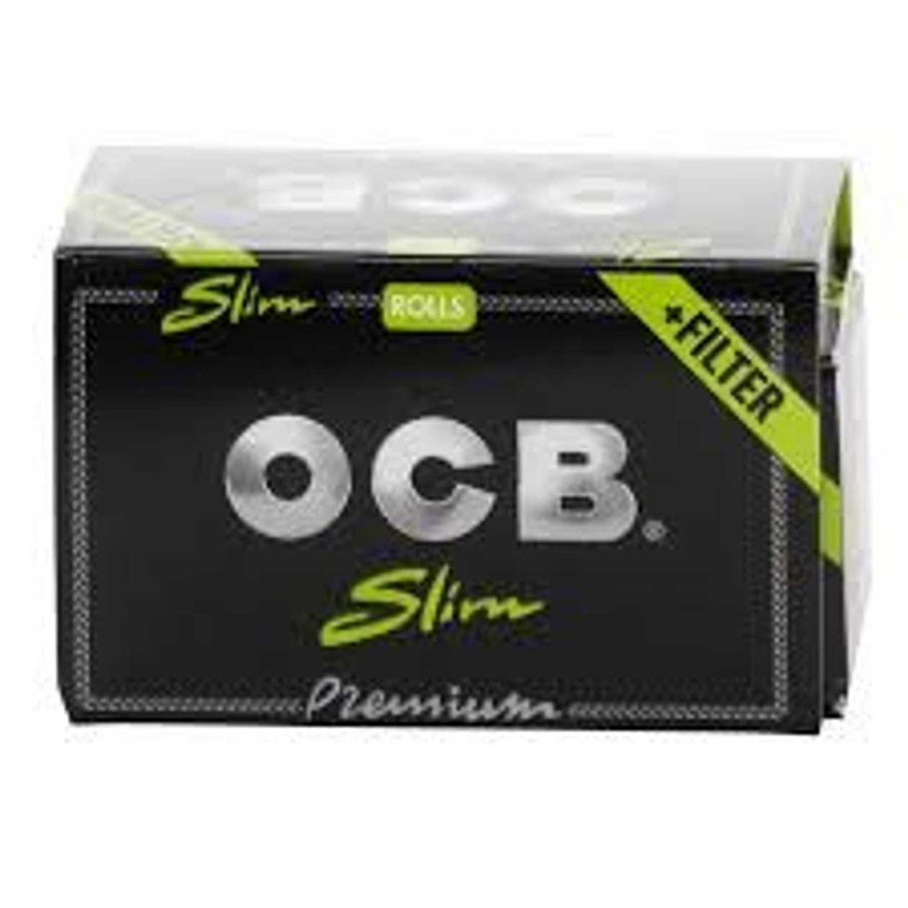 OCB ROLLS BLACK SLIM + FILTERS PREMIUM
