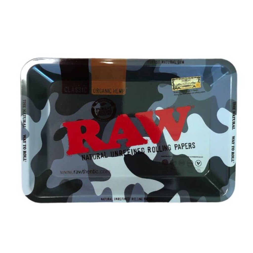 RAW - Urban Camo Mini Metal Rolling Tray