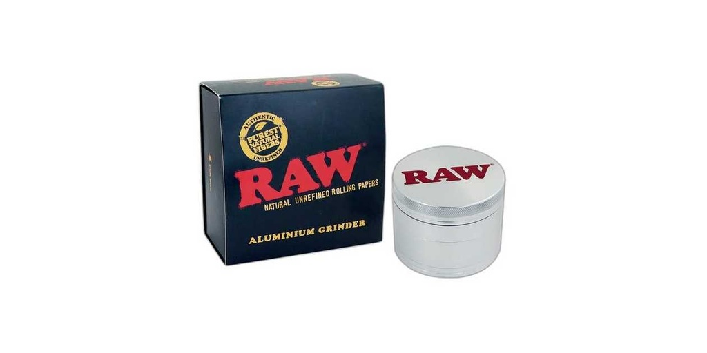 RAW Original Metal Grinder with Giftbox 4 Parts - 55mm
