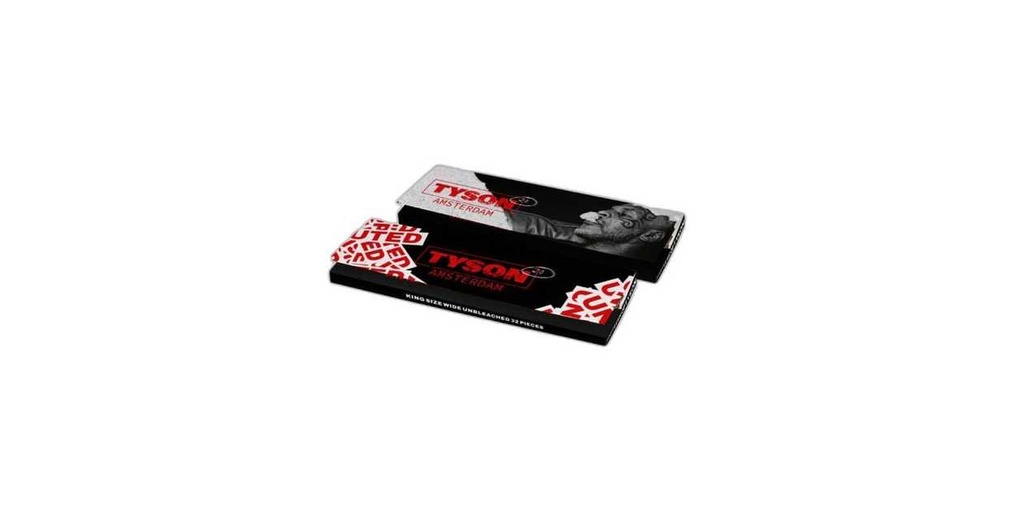 Tyson 2.0 Amsterdam Undisputed King Size Wide Unbleached Rolling Papers