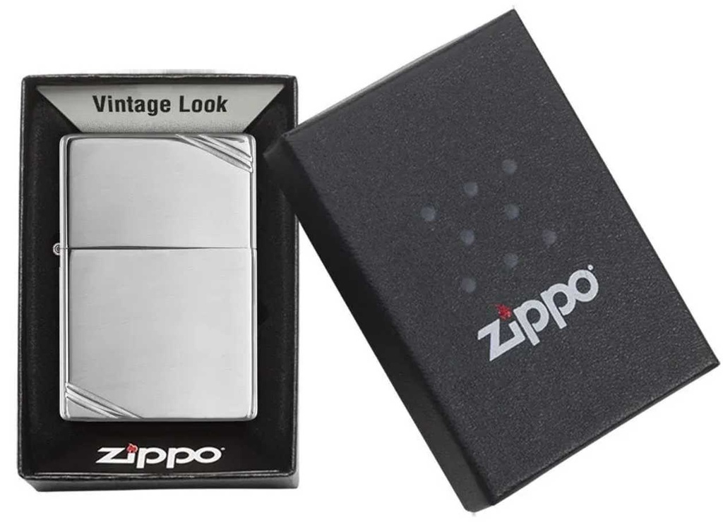 Zippo Vintage High Polish Chrome Lighter