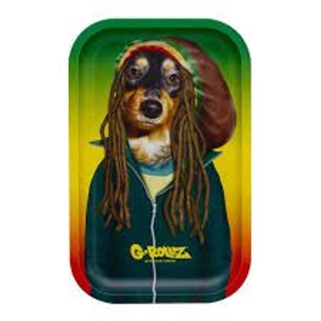 G-ROLLZ - PETS ROCK 'REGGAE' MEDIUM TRAY, 17.5 X 27.5CM