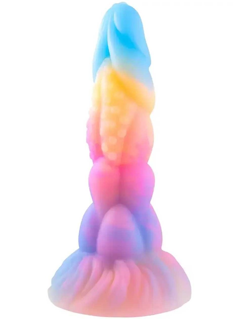 BAD BUBBLEZ SILICONE DILDO 8"