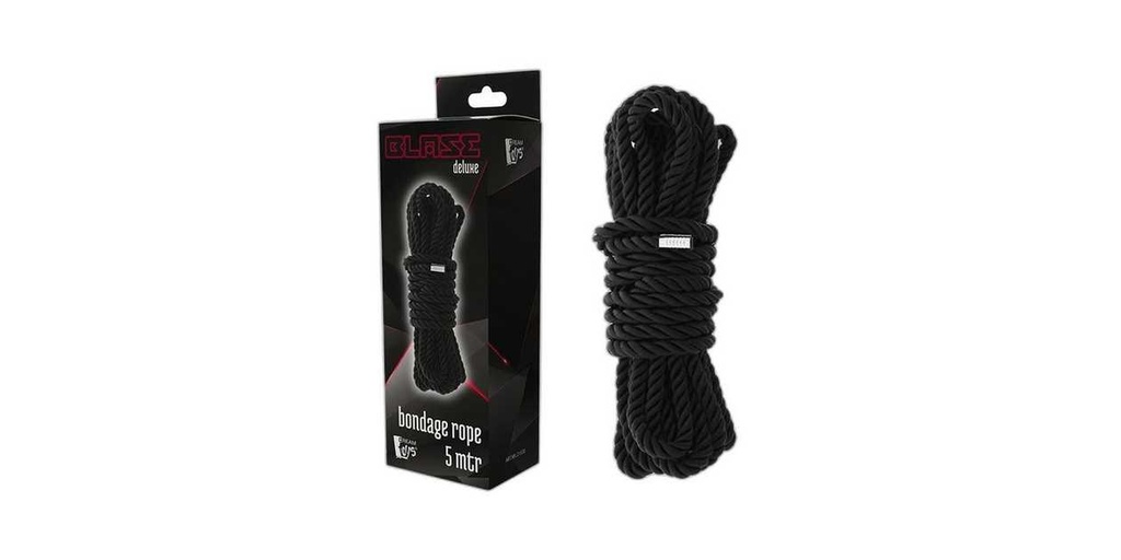 Blaze Bondage Rope – 5m Black