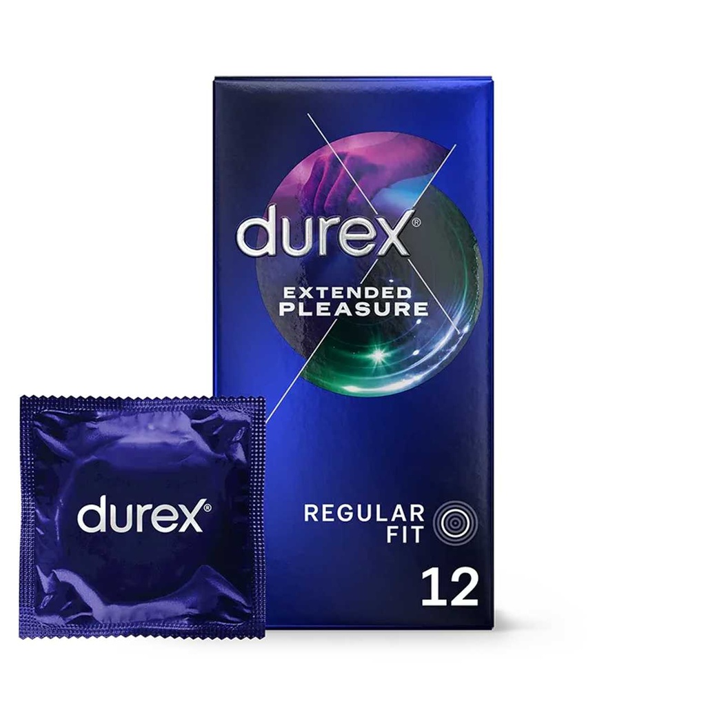Durex Extended Pleasure Condoms With Lubricant (12 pack)