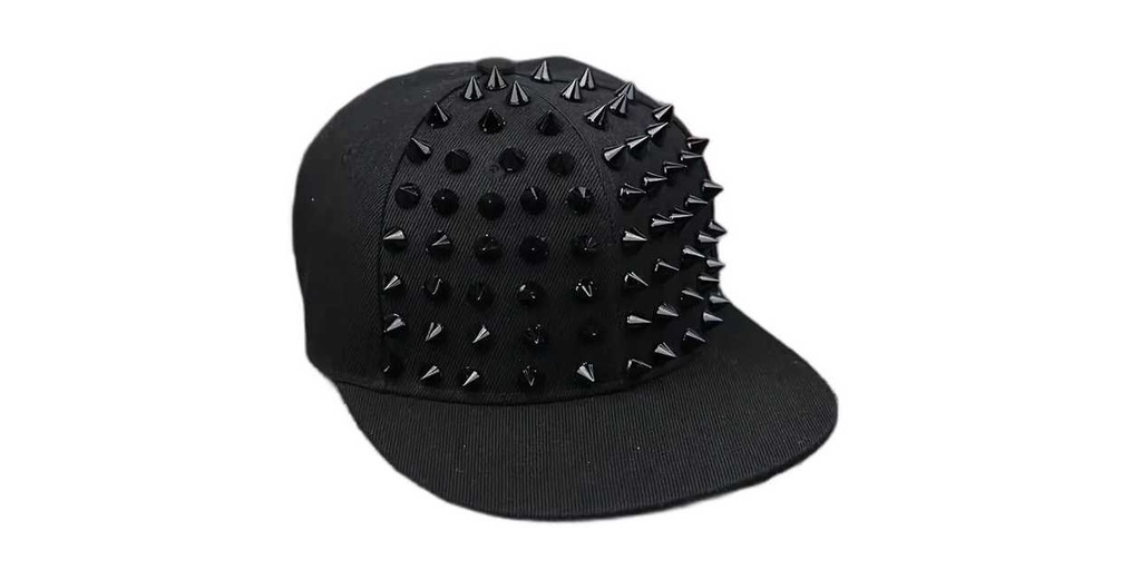 Black Cap With Black Studs