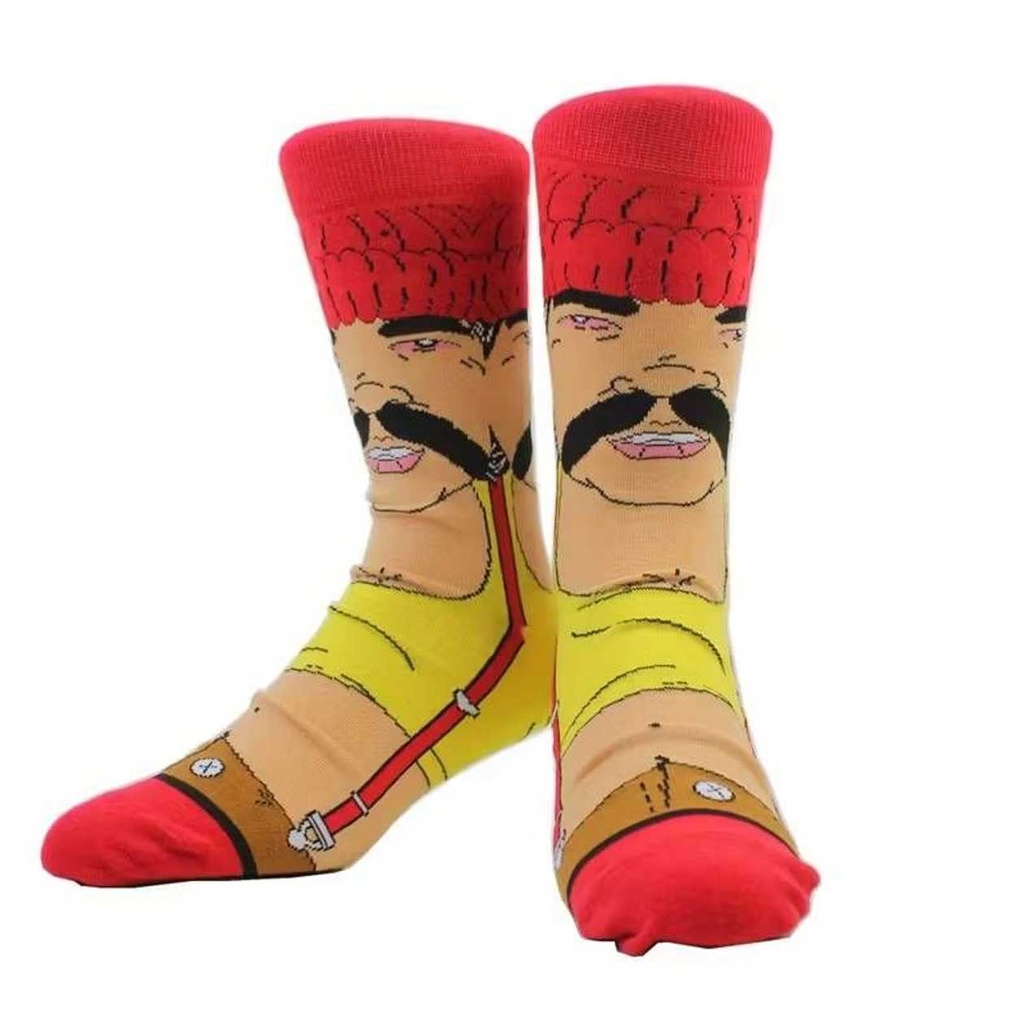 CHEECH & CHONG SOCKS MAN WITH MOUSTACHE