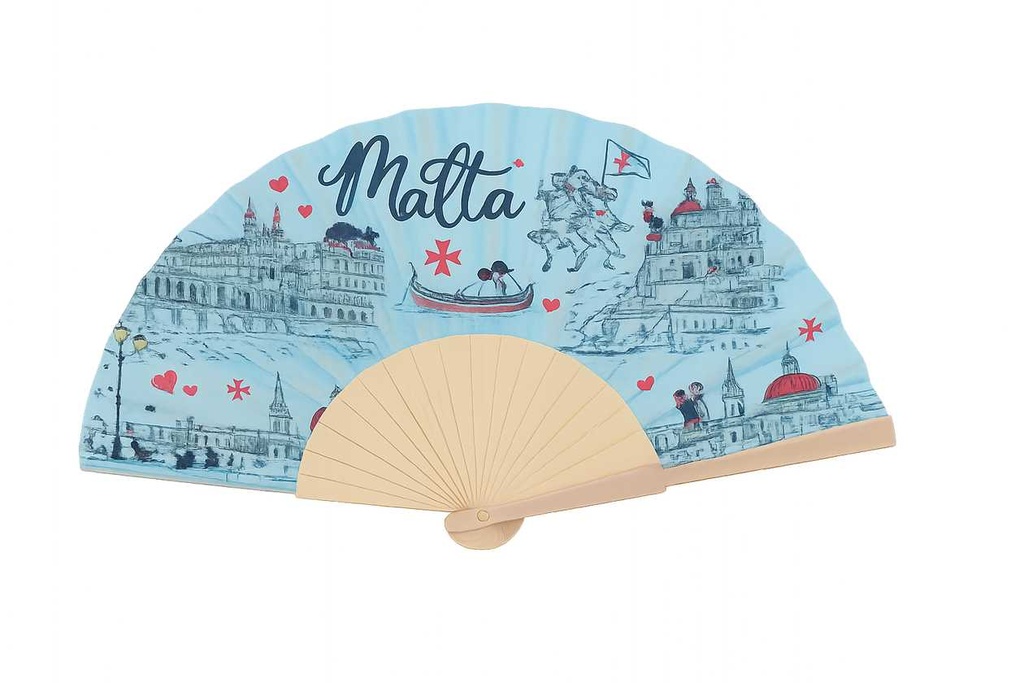 Malta Fan (Blue)
