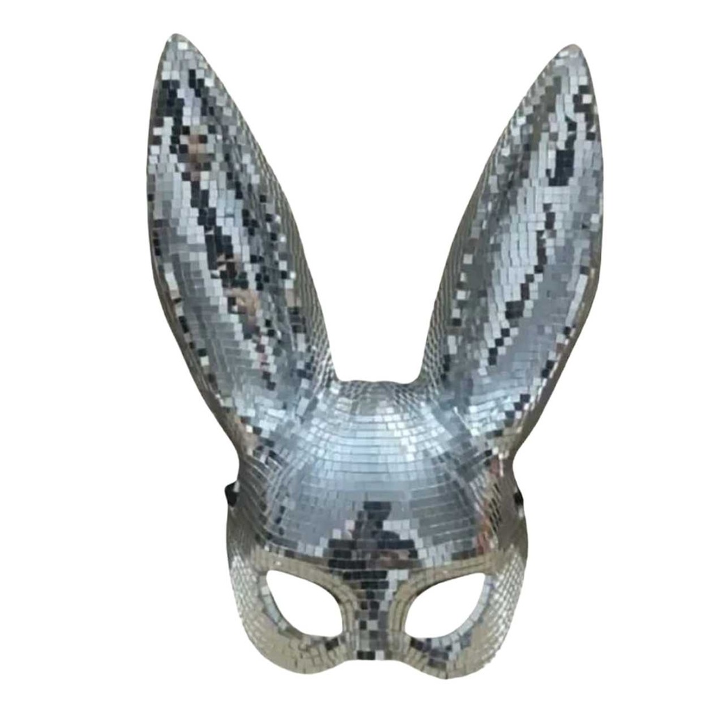 PLAYBOY MASK SILVER
