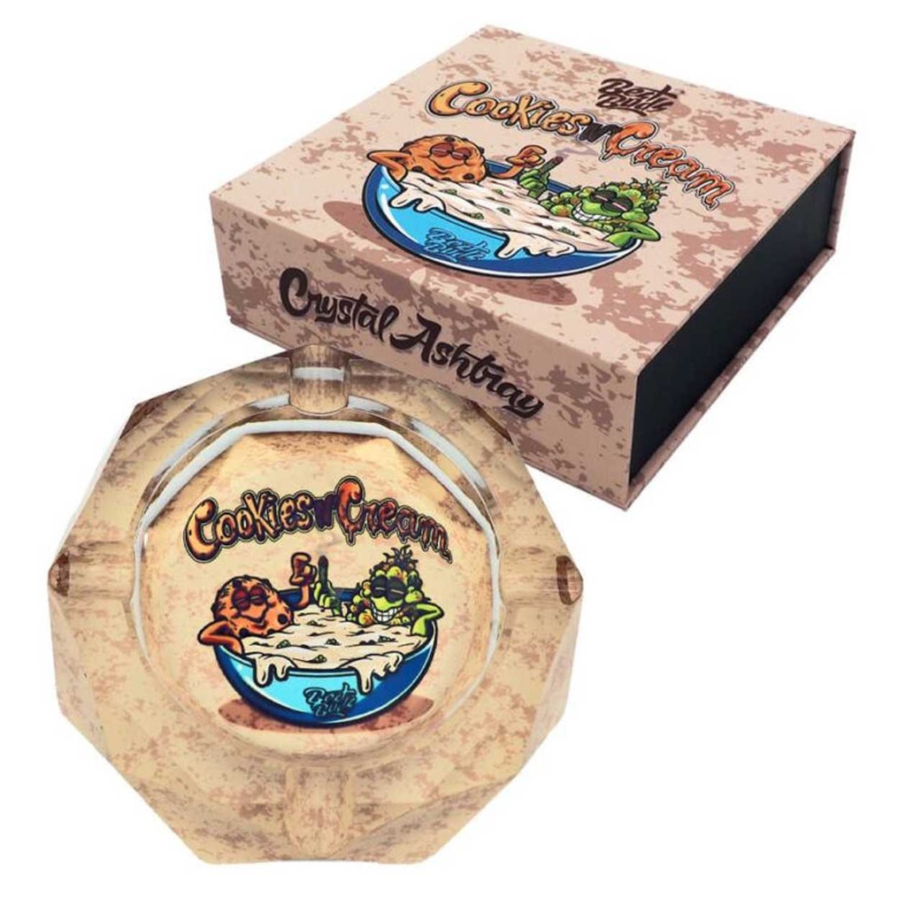 BESTBUDS COOKIES & CREAM CRYSTAL ASHTRAY