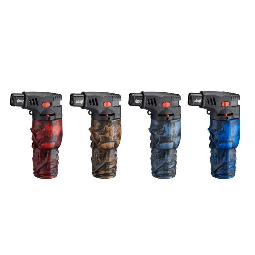 Champ High Skull Wind Flame Lighters