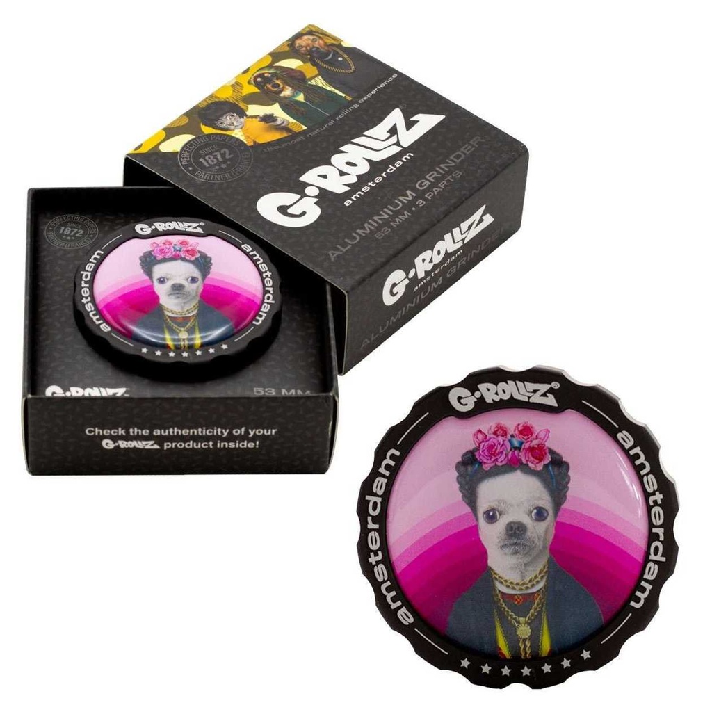 BANKSY GRAFFITI 'MEXICO' 3PART GRINDER 53MM (G-ROLLZ)