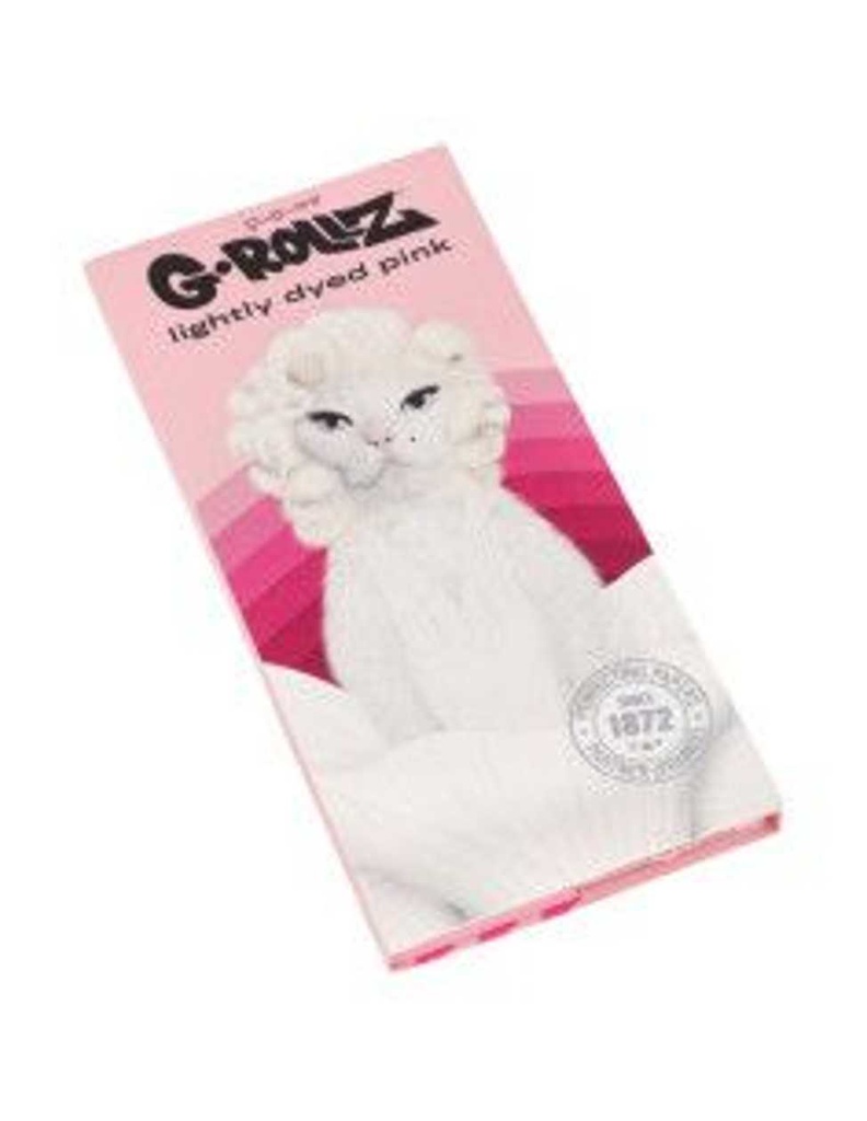 G-Rollz Lightly Dyed Pink – Marilyn Cat Edition – 50 KS Slim Papers + Tips & Tray