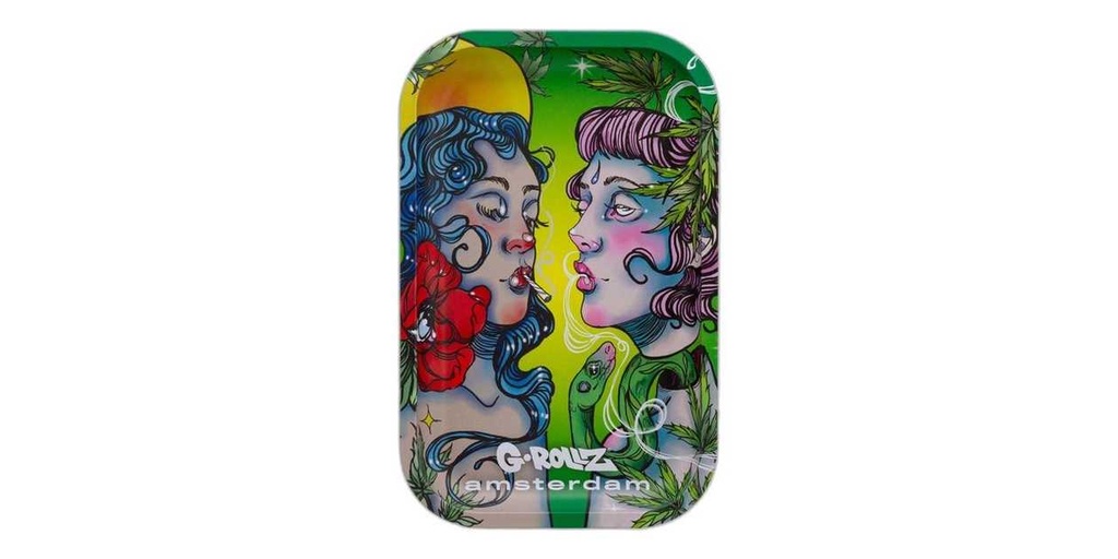 G-Rollz | 'Smokey Sisters' Medium Tray 17.5 x 27.5cm