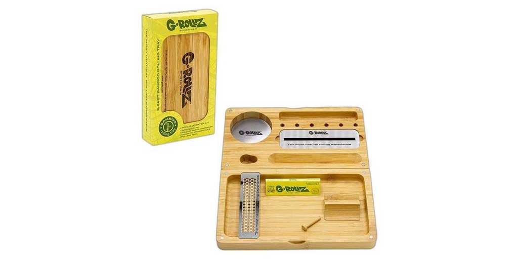 G-Rollz | 2-Piece Premium Bamboo Tray 22x25cm