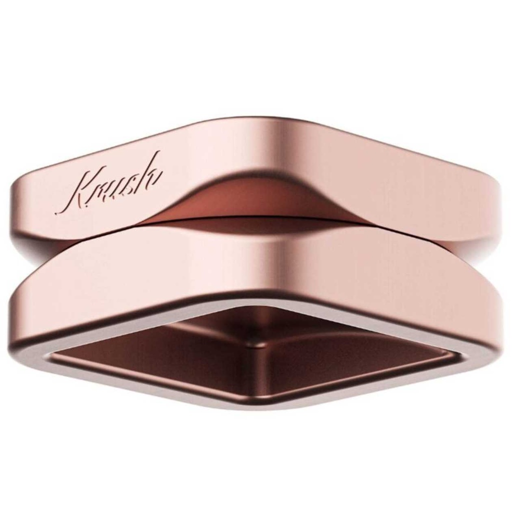 Krush Kube 2.0 XL Aluminium Grinder 2 Parts – 75mm - Rose Gold