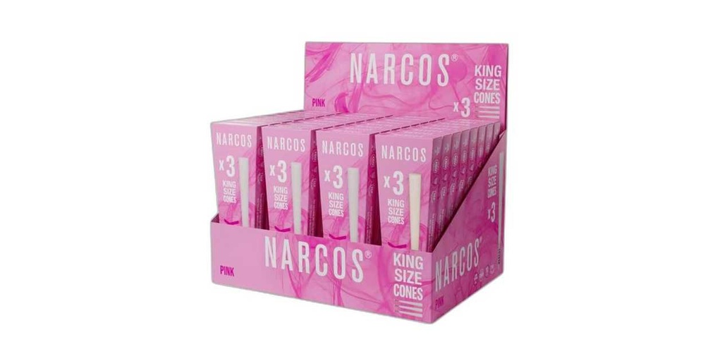 Narcos King Size Cones Pink Edition