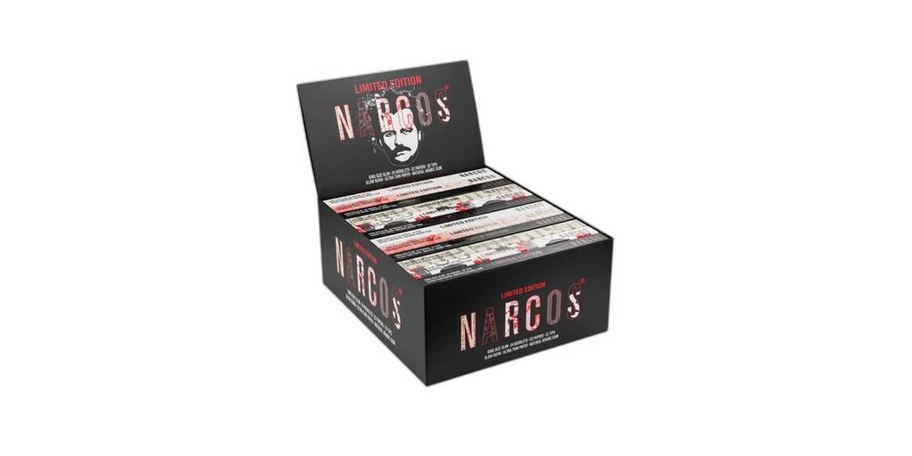 Narcos Limited Edition King Size Slim Rolling Papers + Tips