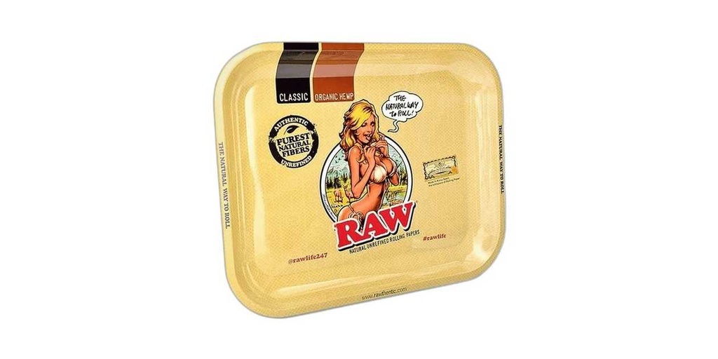 RAW - Bikini Large Metal Rolling Tray