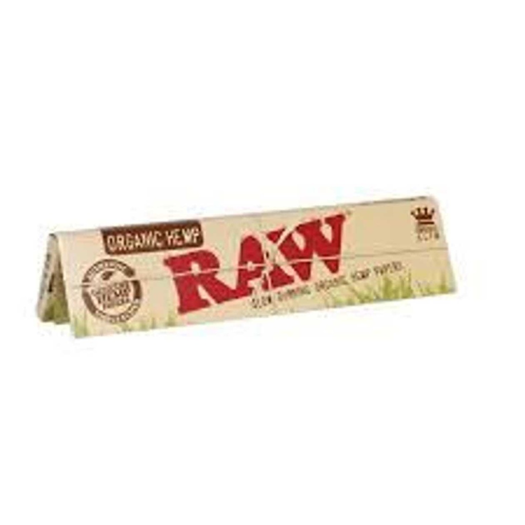 RAW KING SIZE ORGANIC HEMP ROLLING PAPERS