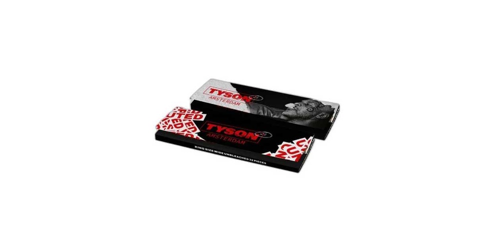 Tyson 2.0 Amsterdam Undisputed King Size Slim Bleached Rolling Papers