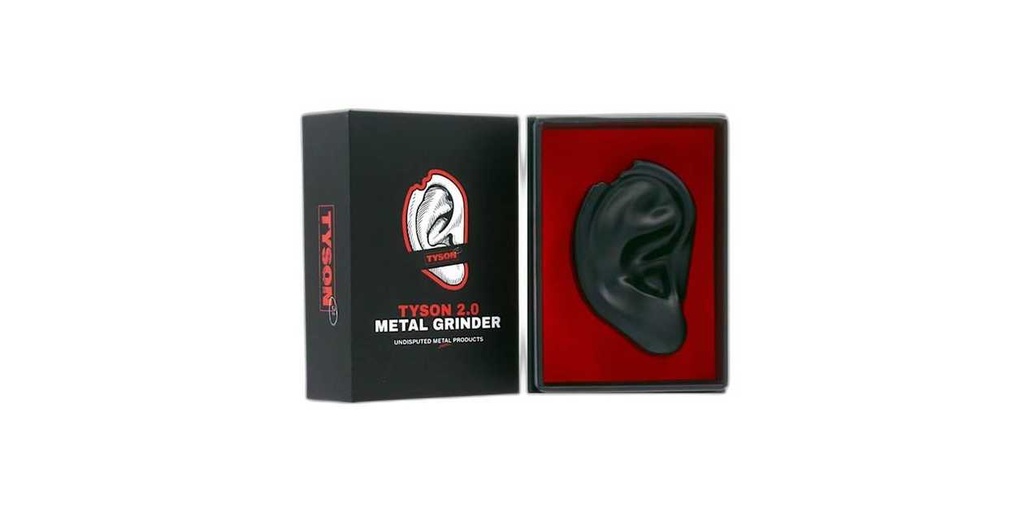 Tyson 2.0 Metal Grinder Mike Bite 2 Parts - Black