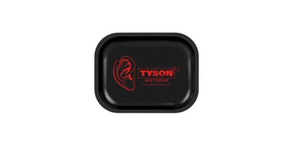 Tyson 2.0 Metal Rolling Tray Mike Bite Small 18 x 14cm
