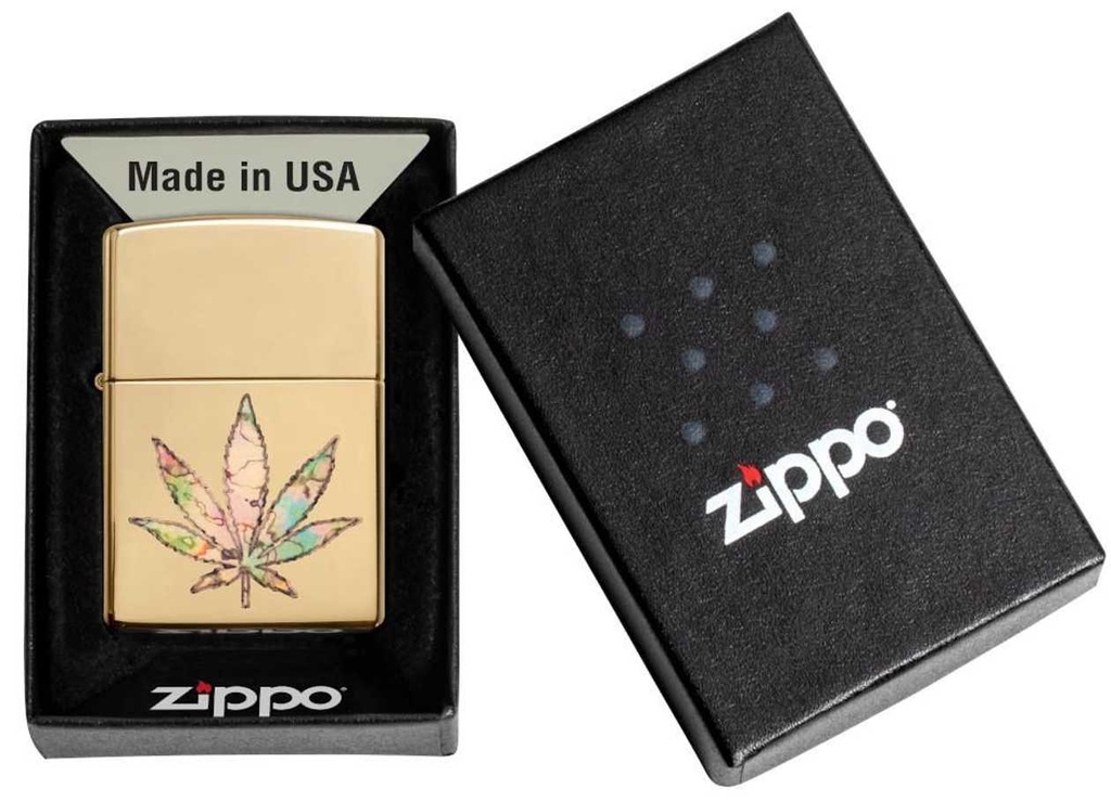 Zippo Pot Leaf Fusion Lighter