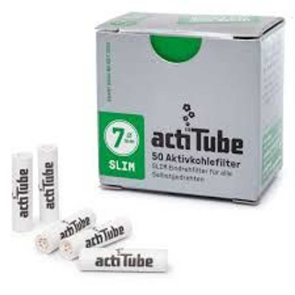 ACTITUBE SILVER CARBON FILTERS SLIM 7MM