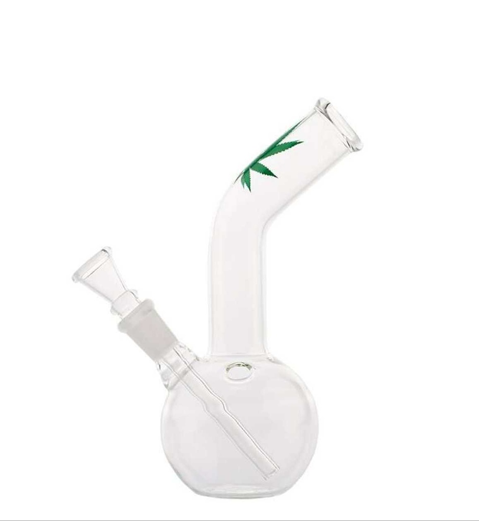 SMALL LEAF BOUNCER SAXO GLASS BONG
