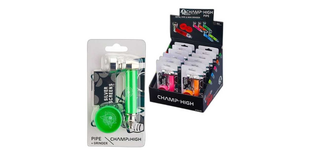 Champ High Metal Pipe + Mini Grinder